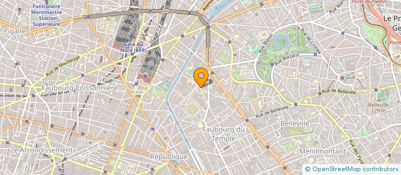 localisation de l'entreprise SARL C.E.F  PARIS