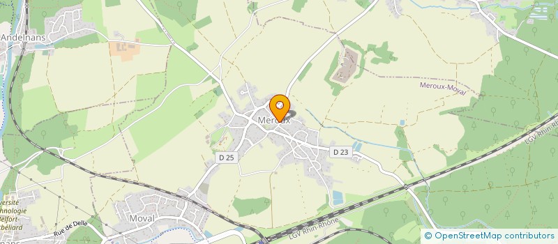 localisation de l'entreprise SARL C ET G à MEROUX-MOVAL