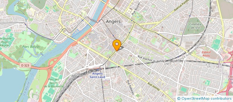 localisation de l'entreprise SARL C ET P  ANGERS