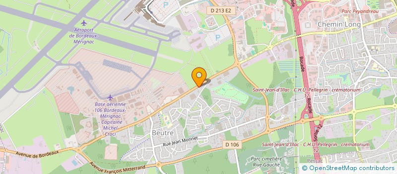 localisation de l'entreprise SARL C F B DISTRIBUTION à MERIGNAC