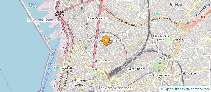 localisation de l'entreprise SARL C F G à MARSEILLE