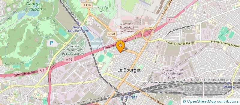 localisation de l'entreprise SARL C.G CREPI-GESTION à LE BOURGET