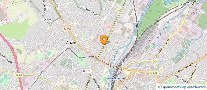 localisation de l'entreprise SARL C.G.M  ANZIN