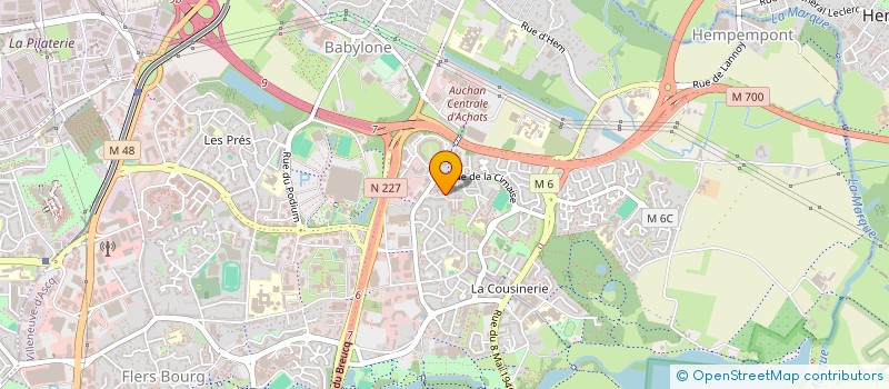 localisation de l'entreprise SARL C.H.G. à VILLENEUVE-D'ASCQ