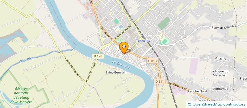 localisation de l'entreprise SARL C.I.M.A  TONNEINS