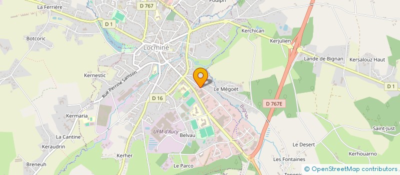 localisation de l'entreprise SARL C I M I à LOCMINE