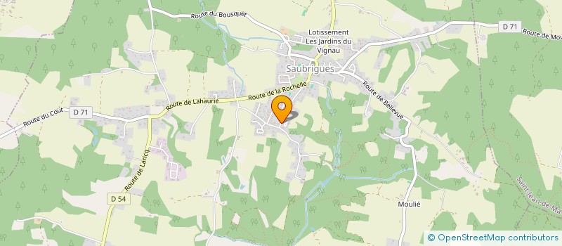 localisation de l'entreprise SARL C. INVEST à SAUBRIGUES