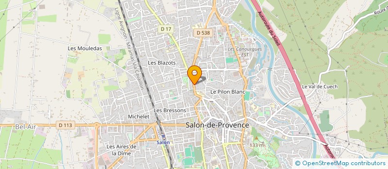 localisation de l'entreprise SARL C.J.M  SALON-DE-PROVENCE