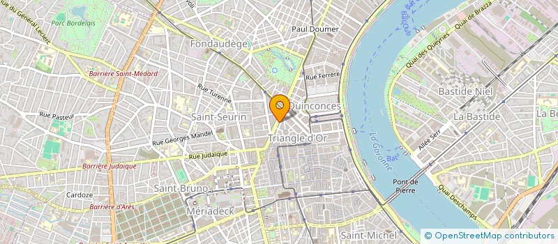 localisation de l'entreprise SARL C'L à BORDEAUX