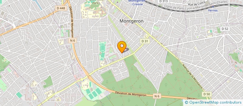 localisation de l'entreprise SARL C L E BAT à MONTGERON