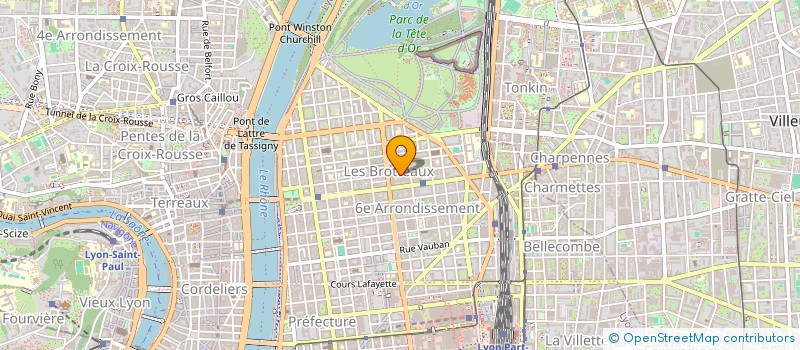 localisation de l'entreprise SARL C.L.E.F FONCILLON  LYON