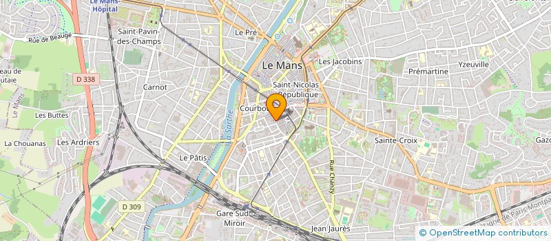 localisation de l'entreprise SARL C.M.G à LE MANS