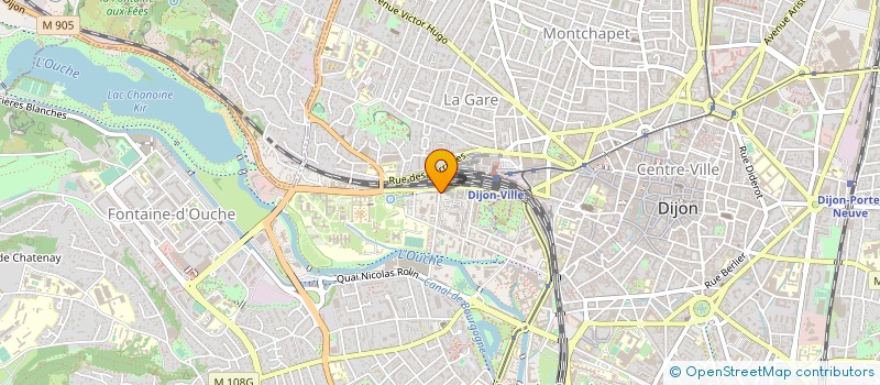localisation de l'entreprise SARL C M M à DIJON