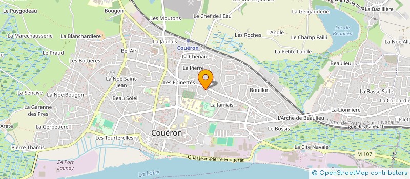 localisation de l'entreprise SARL C.M.O. à COUERON