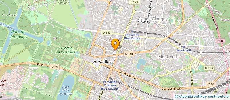 localisation de l'entreprise SARL C.MAJOR  VERSAILLES