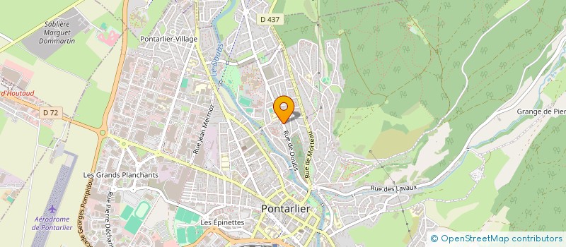 localisation de l'entreprise SARL C.O.D. à VUILLECIN