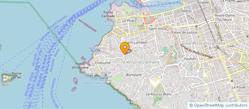 localisation de l'entreprise SARL C P C  MARSEILLE