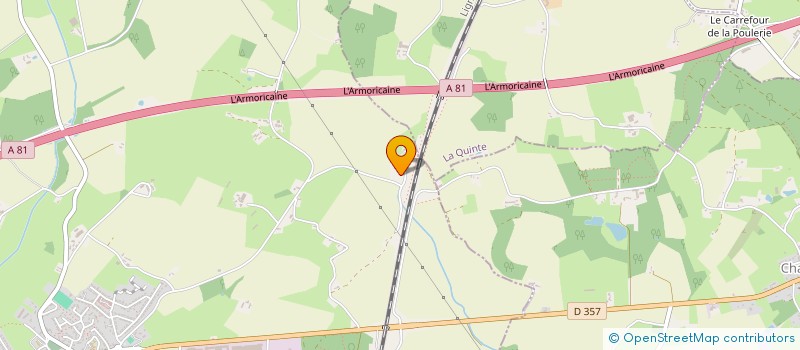 localisation de l'entreprise SARL C.P.E  COULANS-SUR-GEE