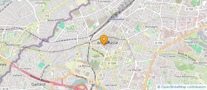 localisation de l'entreprise SARL C.P.M. à ANNEMASSE
