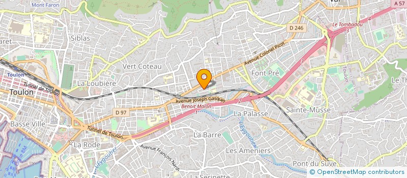 localisation de l'entreprise SARL C POUR CONSTRUIRE  TOULON