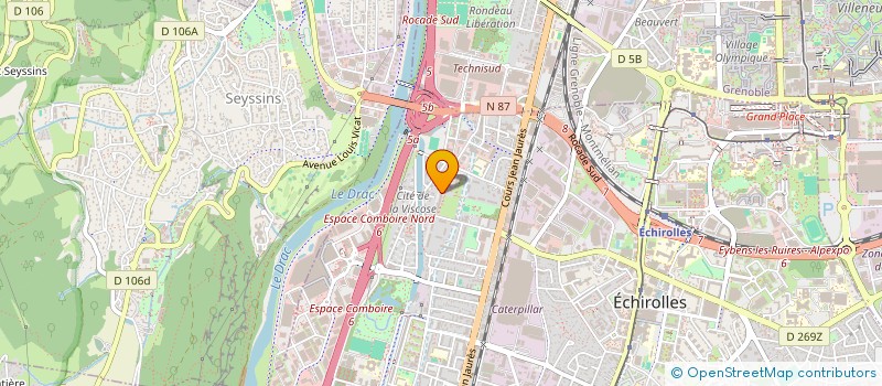 localisation de l'entreprise SARL C&S  ECHIROLLES