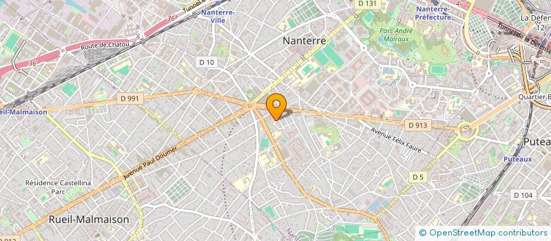 localisation de l'entreprise SARL C.S.A à NANTERRE