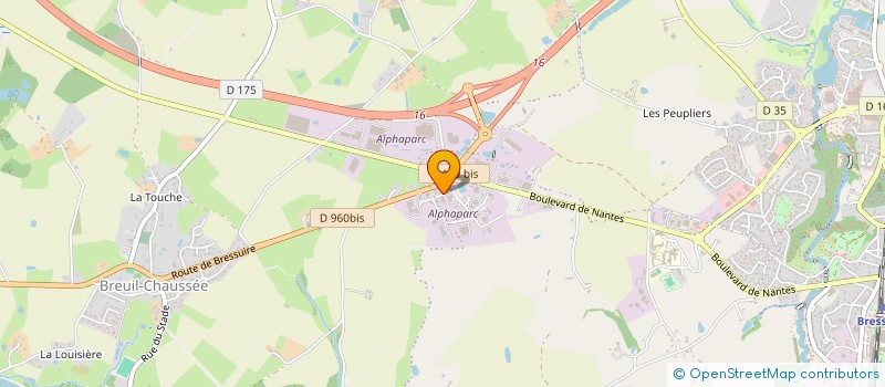 localisation de l'entreprise SARL C.T.A à BRESSUIRE