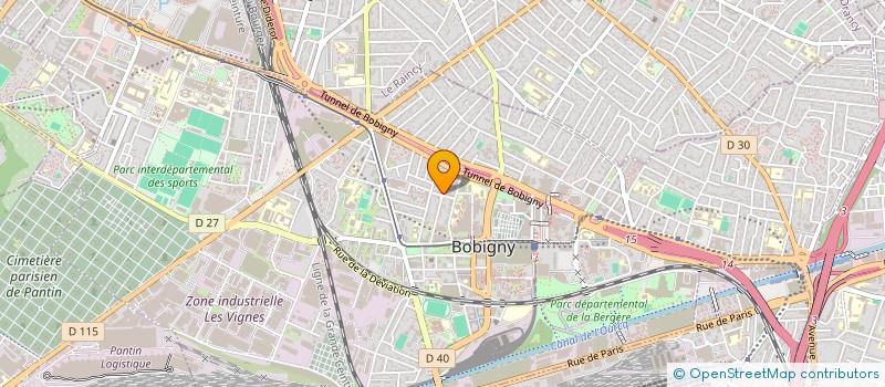 localisation de l'entreprise SARL C.T.M à BOBIGNY