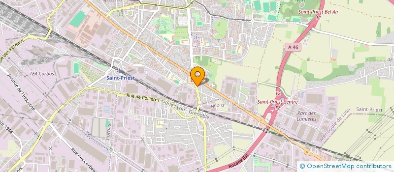 localisation de l'entreprise SARL C T S  SAINT-PRIEST