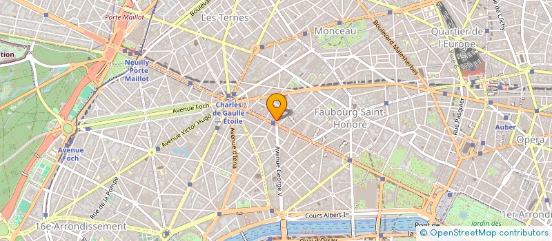 localisation de l'entreprise SARL C & V CORPORATION  PARIS