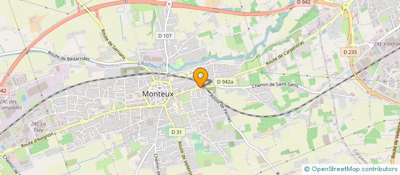 localisation de l'entreprise SARL C2A à MONTEUX