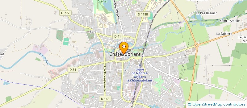 localisation de l'entreprise SARL C2F à CHATEAUBRIANT