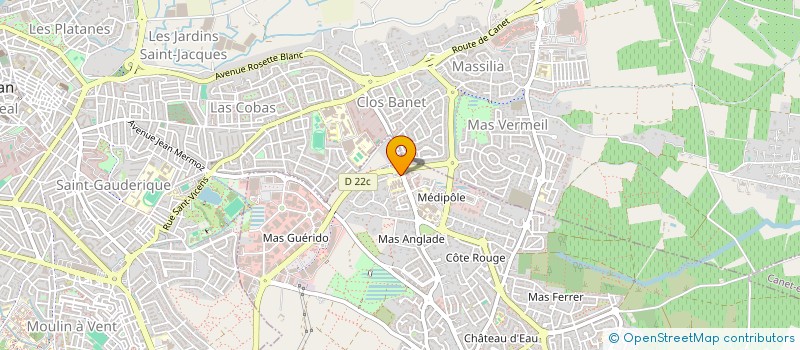 localisation de l'entreprise SARL C2P à CABESTANY