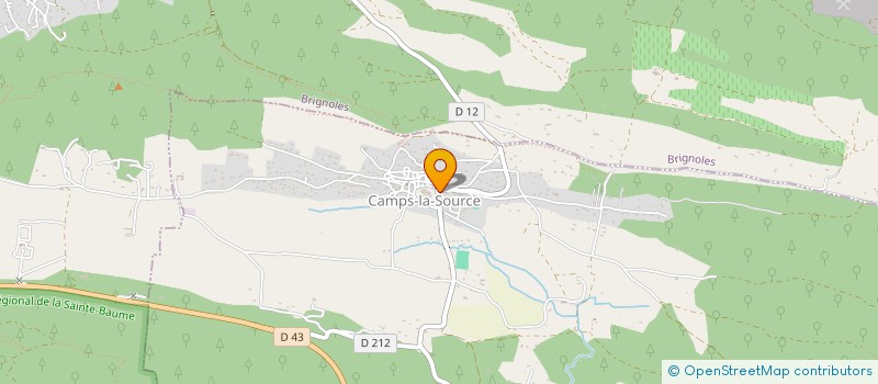 localisation de l'entreprise SARL C2Y TRANSPORTS à BRIGNOLES