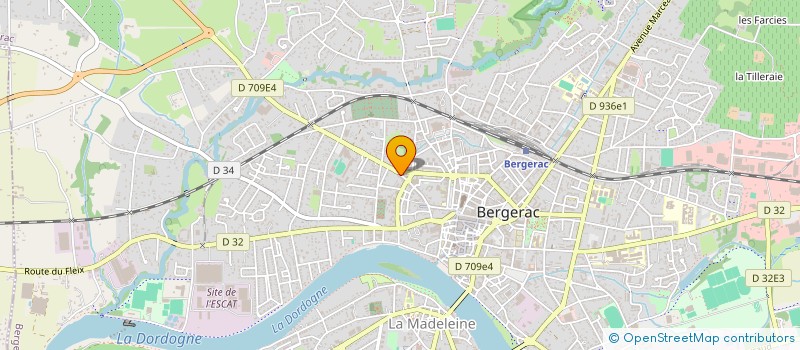localisation de l'entreprise SARL C5A à BERGERAC