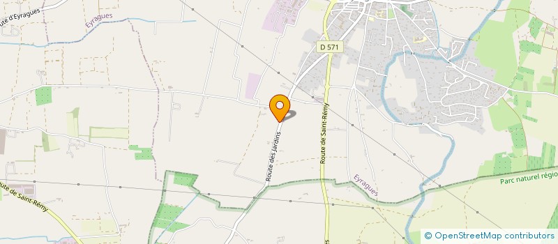 localisation de l'entreprise SARL CABANNAISE  EYRAGUES