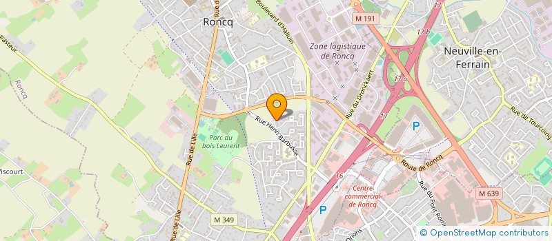 localisation de l'entreprise SARL CABANO à RONCQ