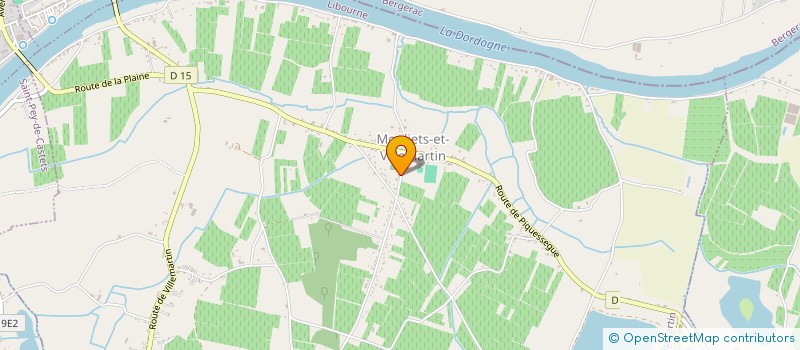 localisation de l'entreprise SARL CABARET MICHAEL  MOULIETS-ET-VILLEMARTIN