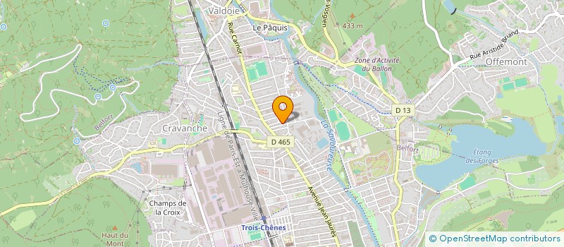 localisation de l'entreprise SARL CABELEC à BELFORT