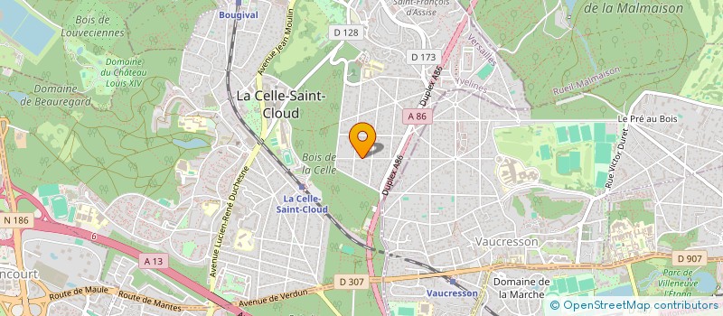 localisation de l'entreprise SARL CABINET CERUTTI  LA CELLE-SAINT-CLOUD