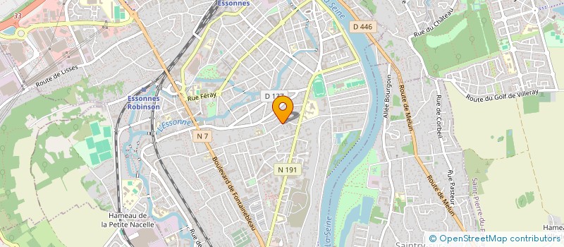 localisation de l'entreprise SARL CABINET DE DIAGNOSTICS TECHNIQUE EN IMMOBILIER ( CABINET D.T.I) à CORBEIL-ESSONNES