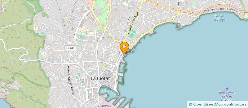 localisation de l'entreprise SARL CABINET PROVENCE MEDITERRANEE à LA CIOTAT
