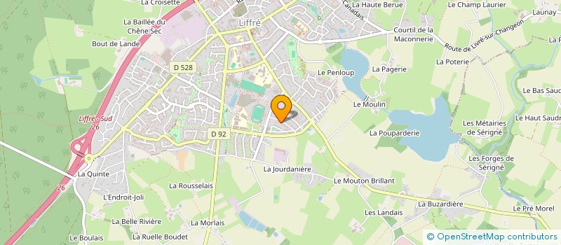 localisation de l'entreprise SARL CABREIZH  LIFFRE