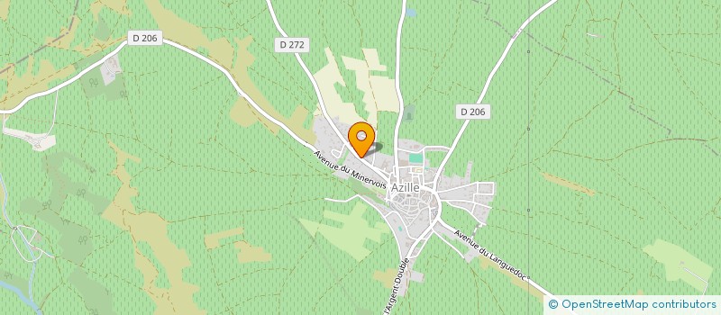 localisation de l'entreprise SARL CABRERA - AUDE PETROLES à AZILLE