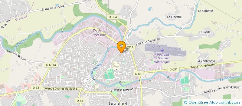 localisation de l'entreprise SARL CABROL PIERDON SERVICES  GRAULHET