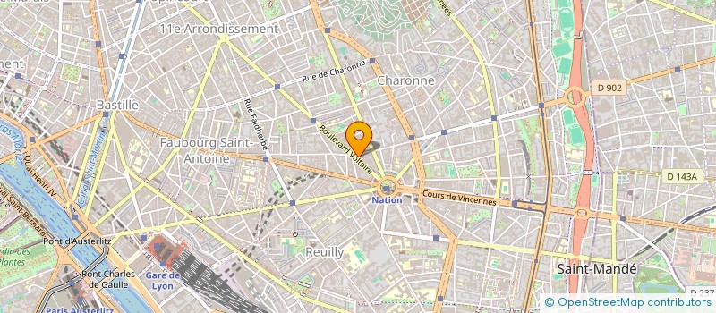 localisation de l'entreprise SARL CABURETS CHARLES  PARIS