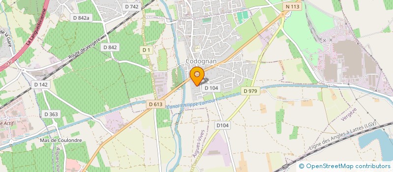 localisation de l'entreprise SARL CAC CONTROLE AUTO CARBONARO  CODOGNAN