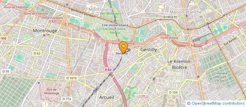 localisation de l'entreprise SARL CACAO à GENTILLY