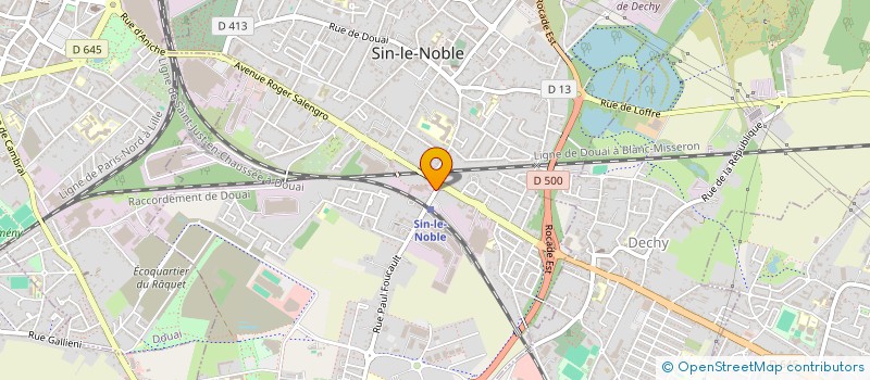 localisation de l'entreprise SARL CACHEUX FRERES à SIN-LE-NOBLE