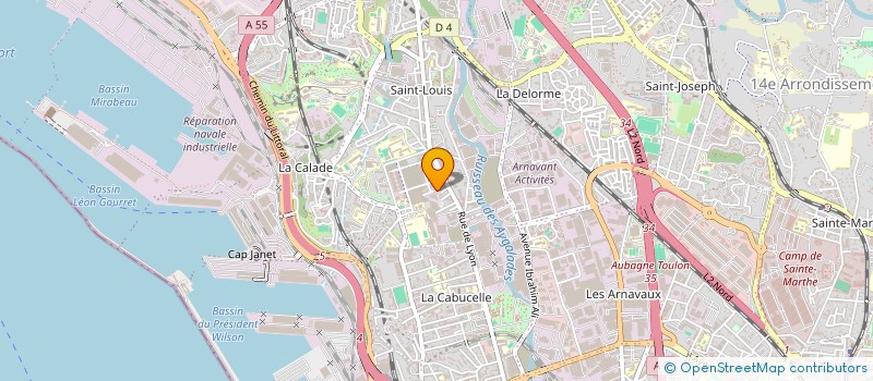localisation de l'entreprise SARL CACIA INVESTISSEMENTS à MARSEILLE